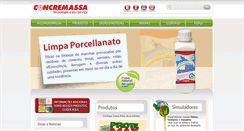 Desktop Screenshot of concremassa.com.br